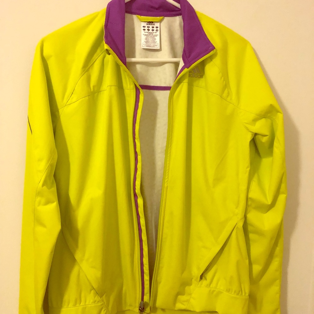 Workout jacket for winter or rain.